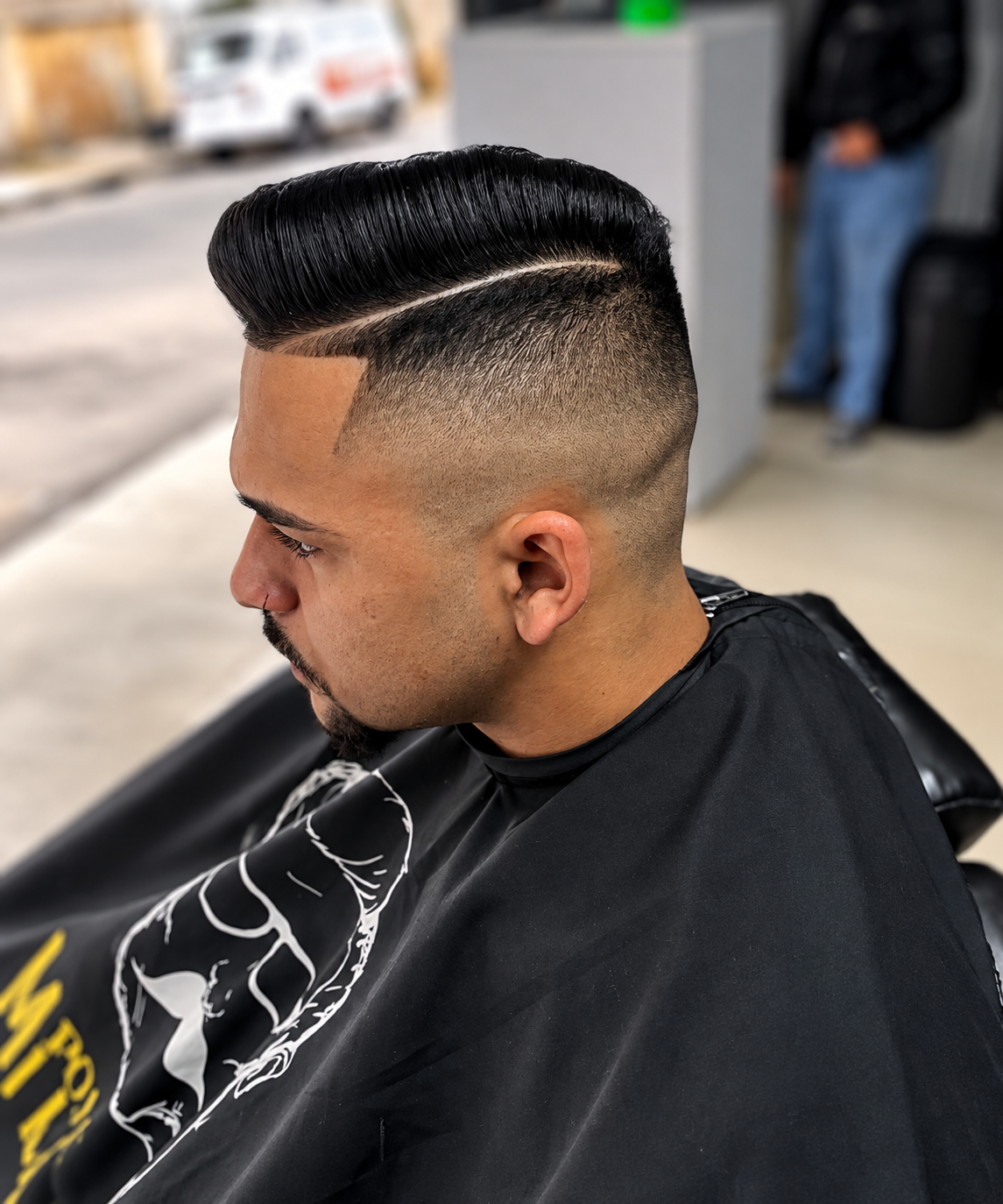 Exemplo de corte masculino