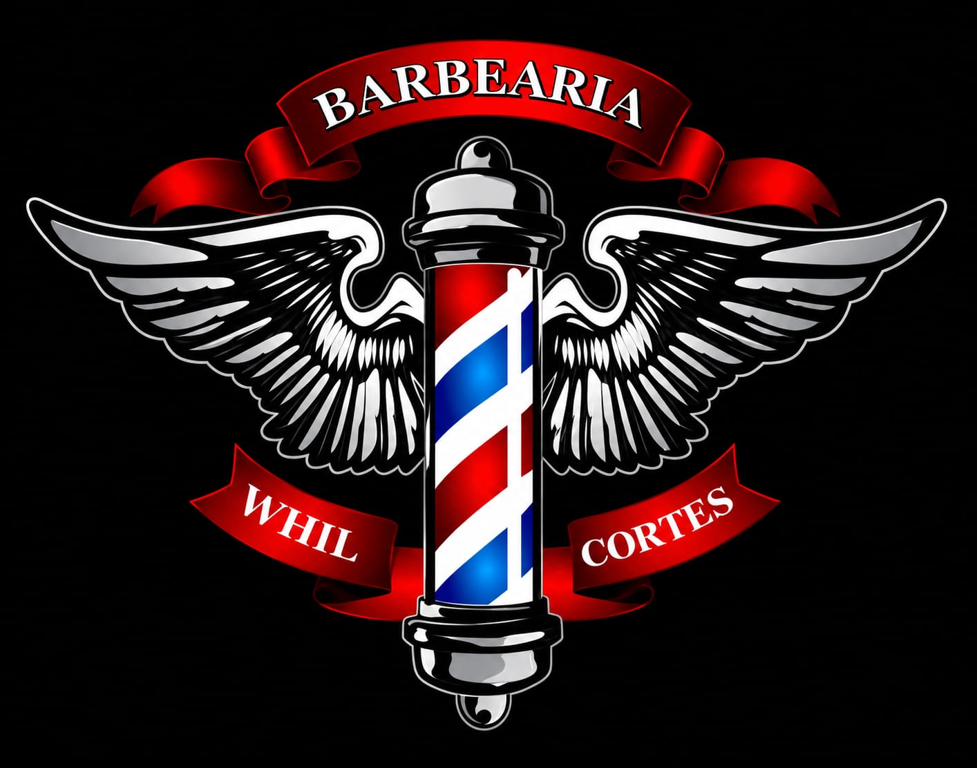 Logo Barbearia Whil Cortes